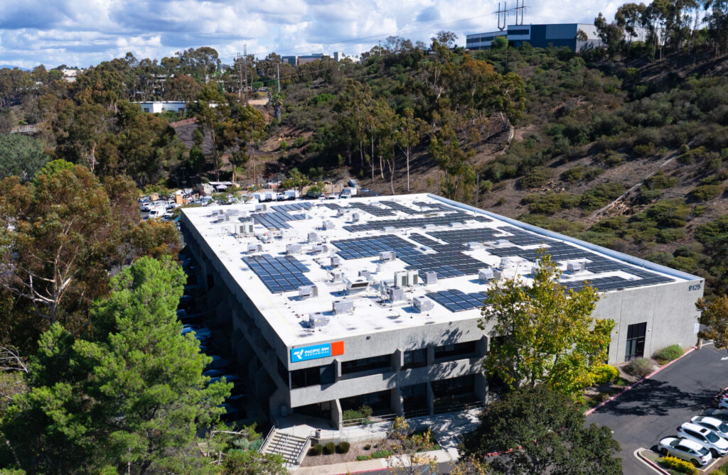 Drone shot of Pac Rim