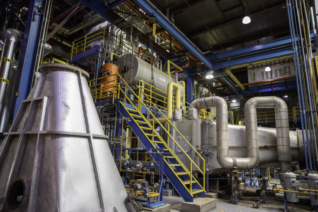 photo of complicated mechanical system