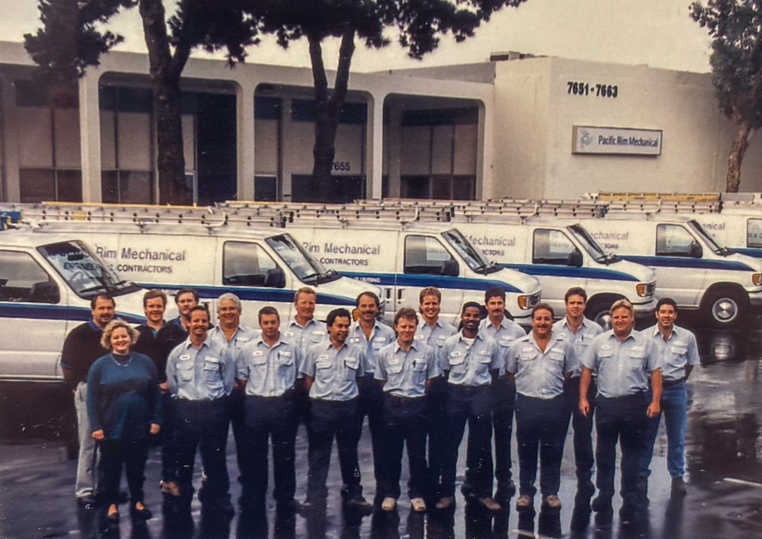 Group photo of service techs